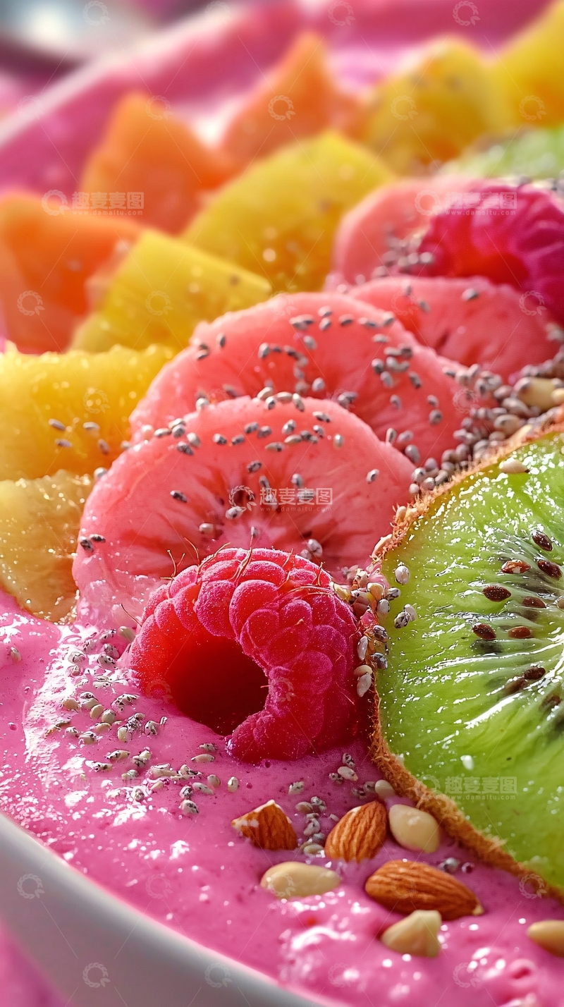 高清大图下载【趣麦麦图】彩虹水果碗