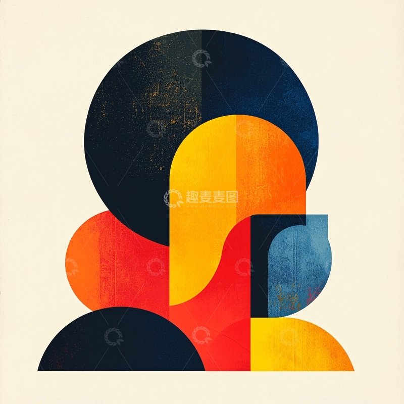 高清大图下载【趣麦麦图】抽象几何图形