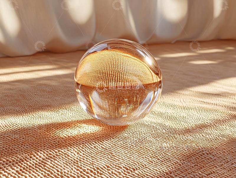 高清大图下载【趣麦麦图】晶莹剔透的玻璃球体