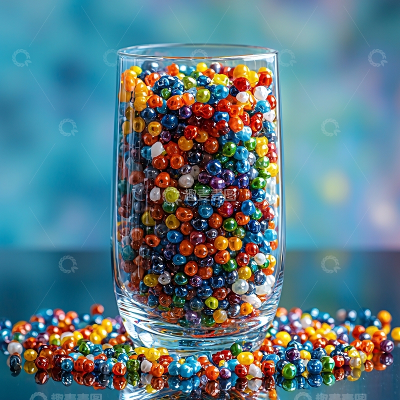 高清大图下载【趣麦麦图】彩色糖珠
