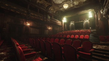 暗色调歌剧院内部