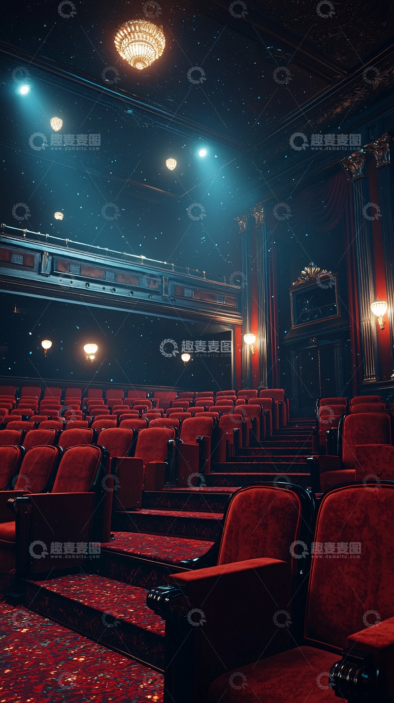 高清大图下载【趣麦麦图】复古剧院