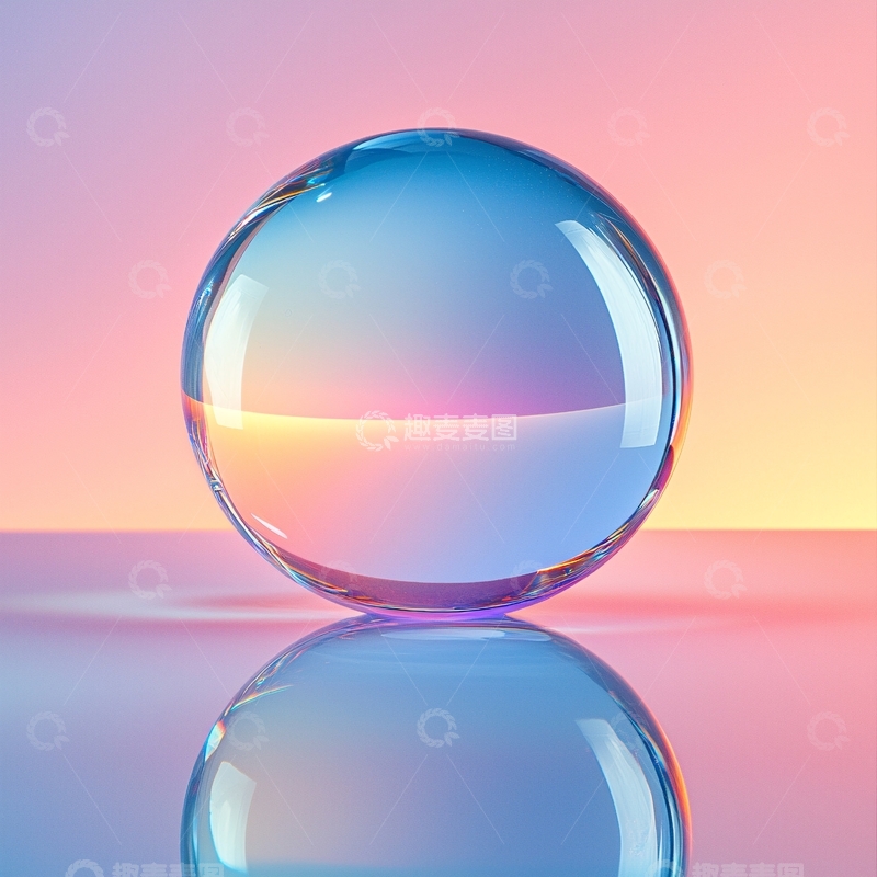 高清大图下载【趣麦麦图】透明玻璃球