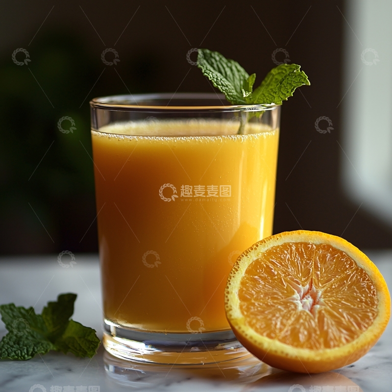 高清大图下载【趣麦麦图】橙汁饮料