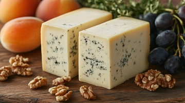 蓝纹奶酪与水果坚果