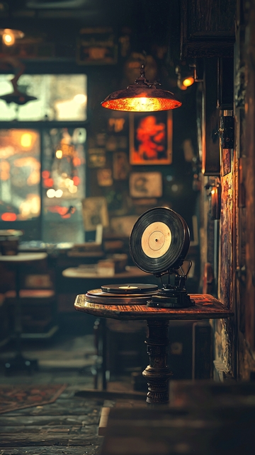 复古老式唱片机