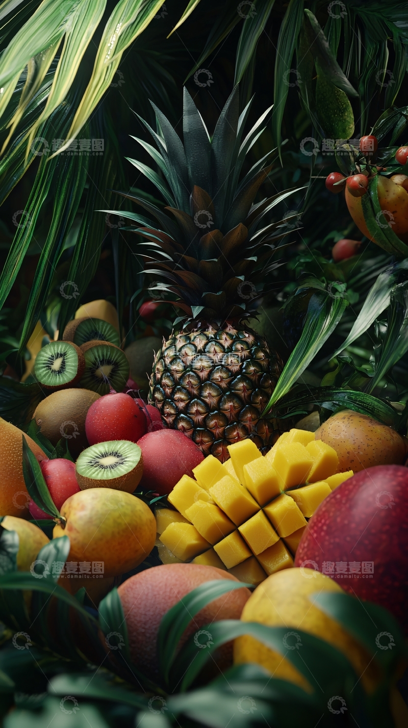 高清大图下载【趣麦麦图】热带水果高清图片