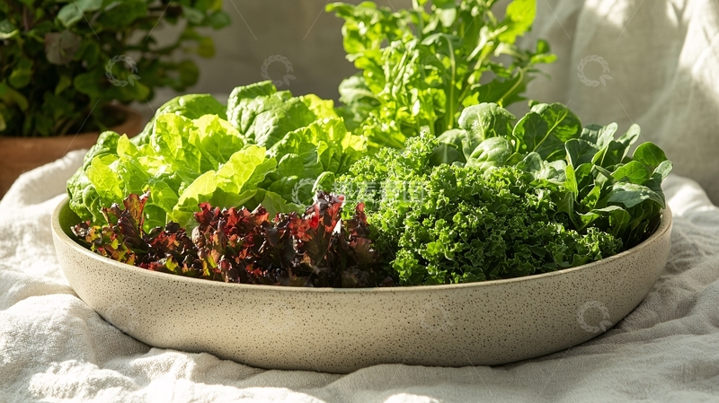 高清大图下载【趣麦麦图】新鲜蔬菜沙拉