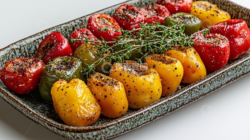 高清大图下载【趣麦麦图】烤制蔬菜
