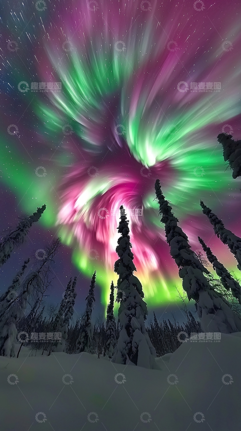 高清大图下载【趣麦麦图】极光