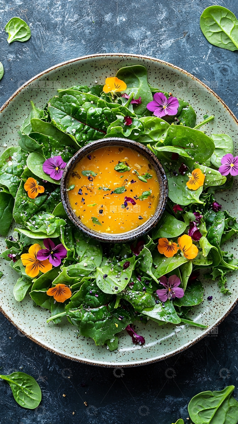 高清大图下载【趣麦麦图】色彩鲜艳的蔬菜沙拉