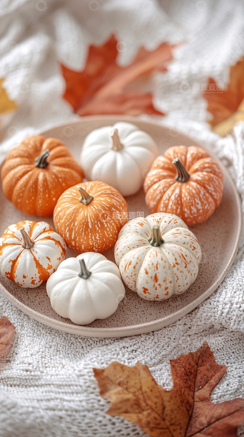 高清大图下载【趣麦麦图】秋季南瓜