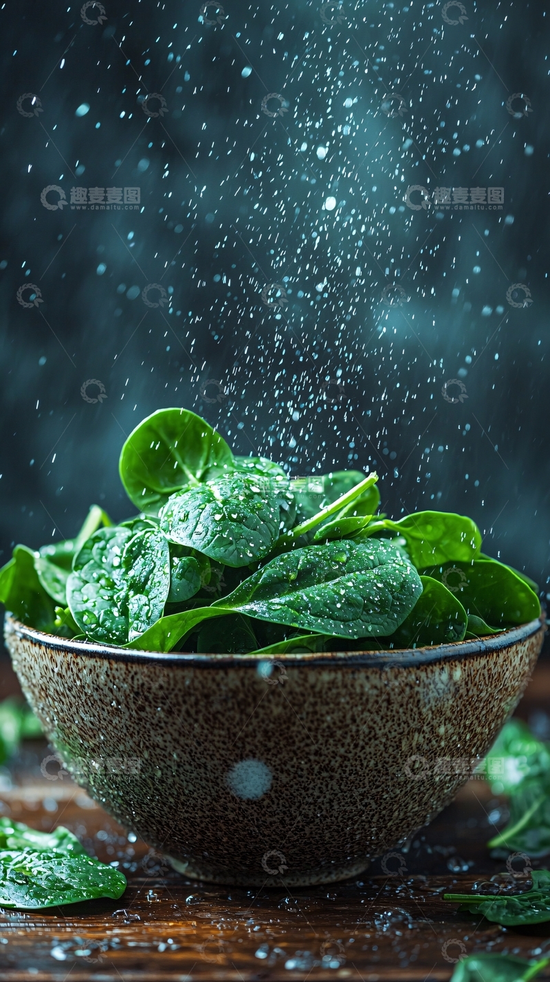高清大图下载【趣麦麦图】新鲜菠菜高清图片