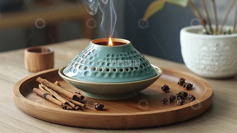 高清大图下载【趣麦麦图】香薰炉