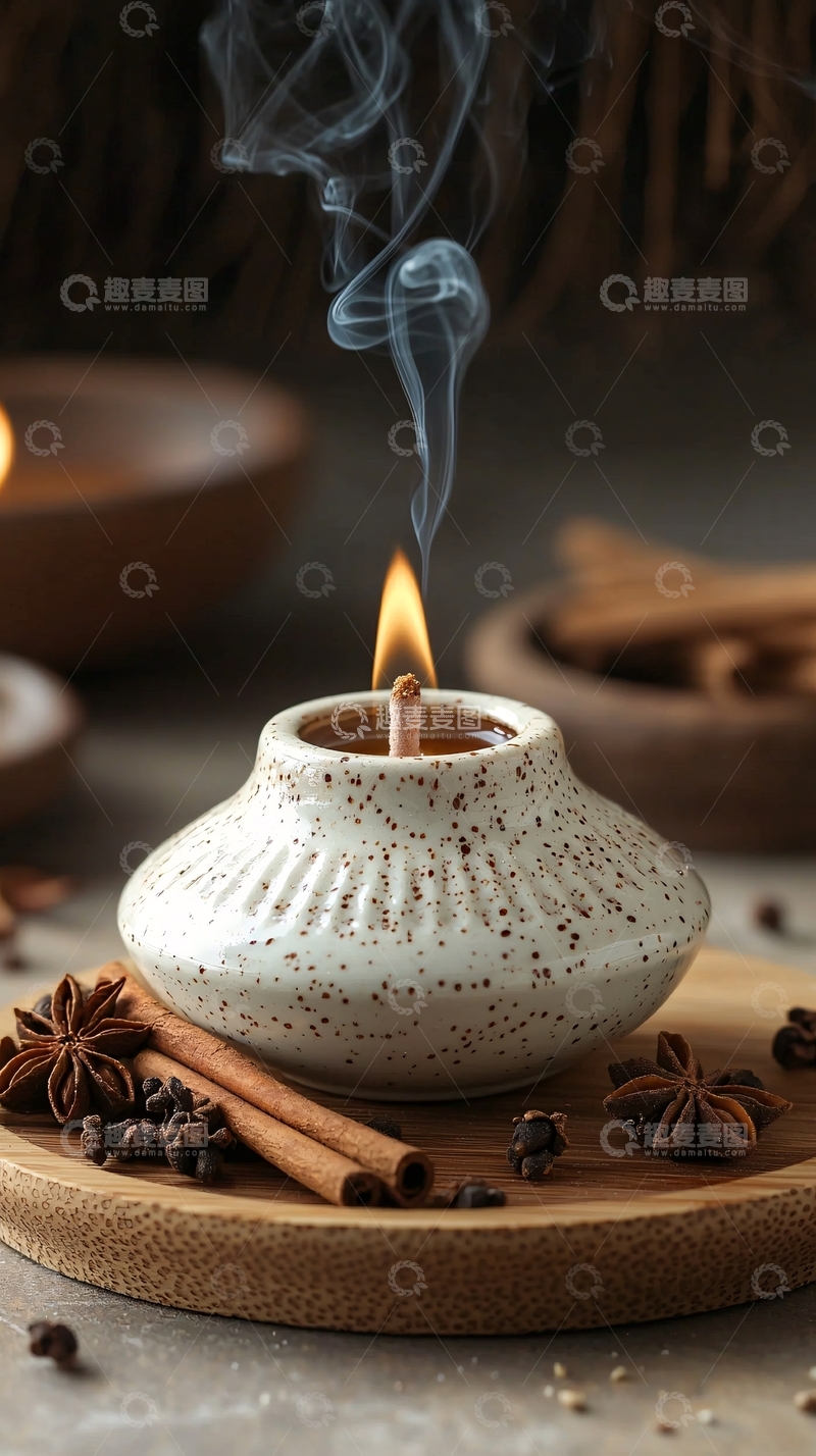 高清大图下载【趣麦麦图】香薰蜡烛