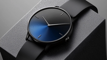 极简风格黑色腕表