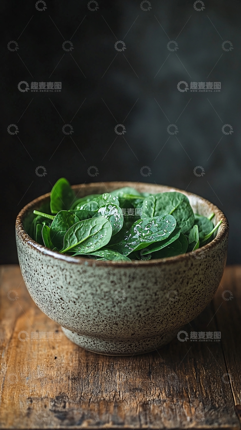 高清大图下载【趣麦麦图】新鲜菠菜