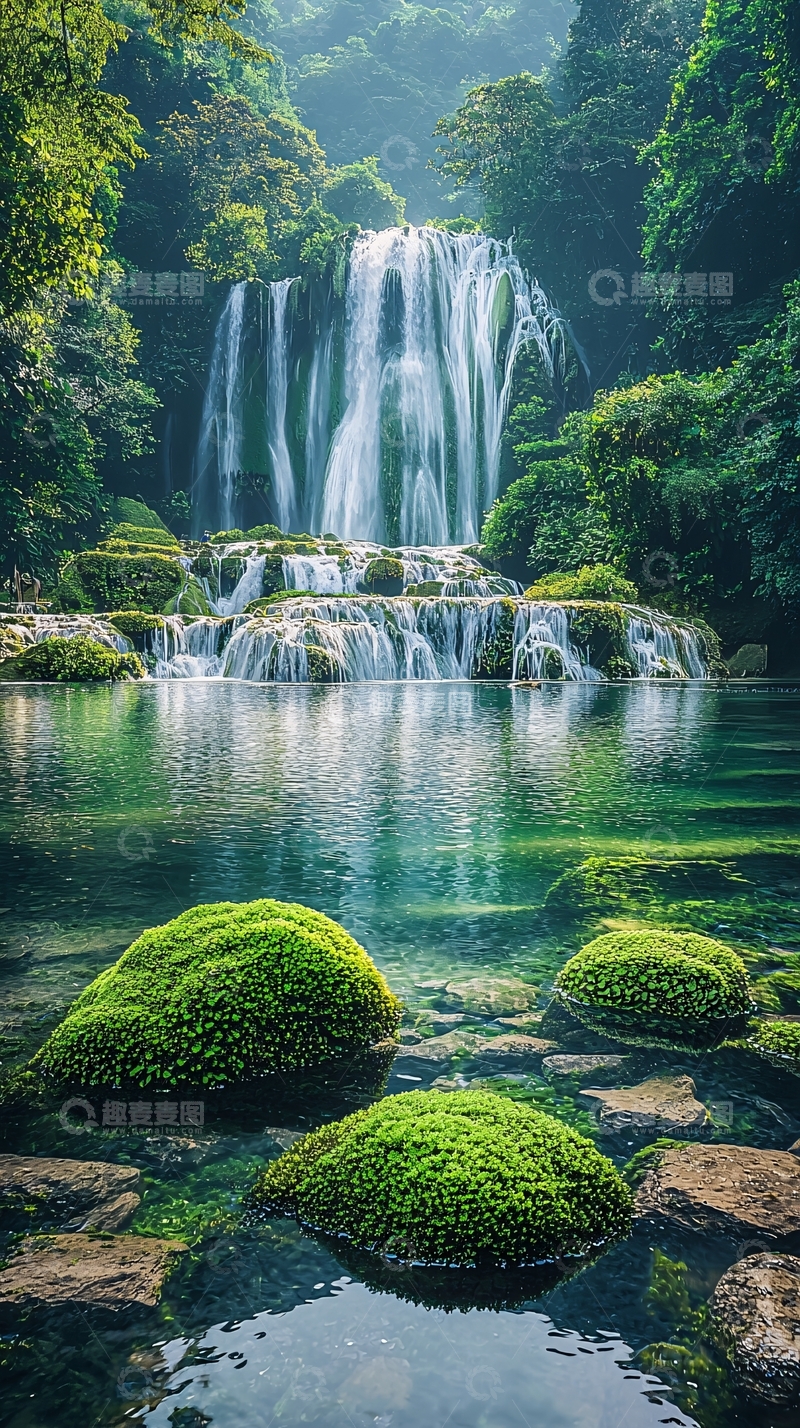 高清大图下载【趣麦麦图】瀑布41