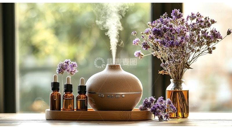 高清大图下载【趣麦麦图】香薰加湿器