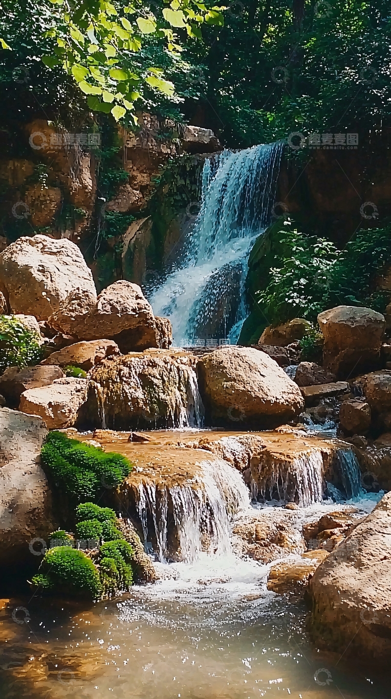 高清大图下载【趣麦麦图】瀑布42