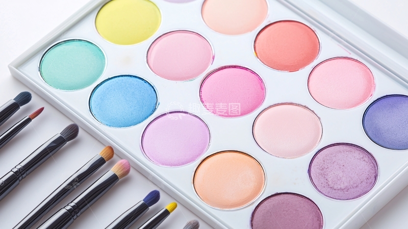 高清大图下载【趣麦麦图】彩色眼影盘