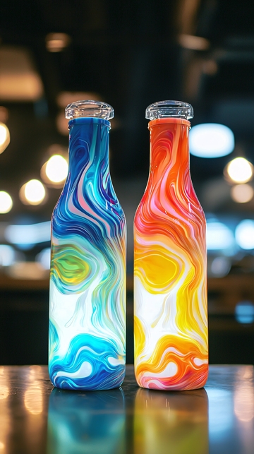 流光溢彩玻璃瓶