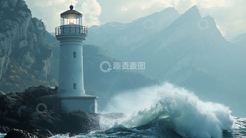 高清大图下载【趣麦麦图】灯塔