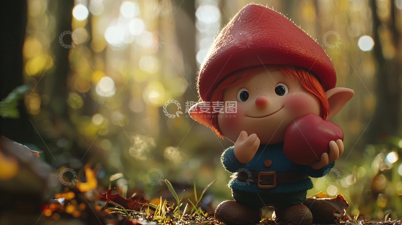 高清大图下载【趣麦麦图】森林系小矮人