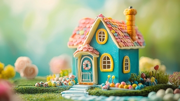 童话风格糖果屋