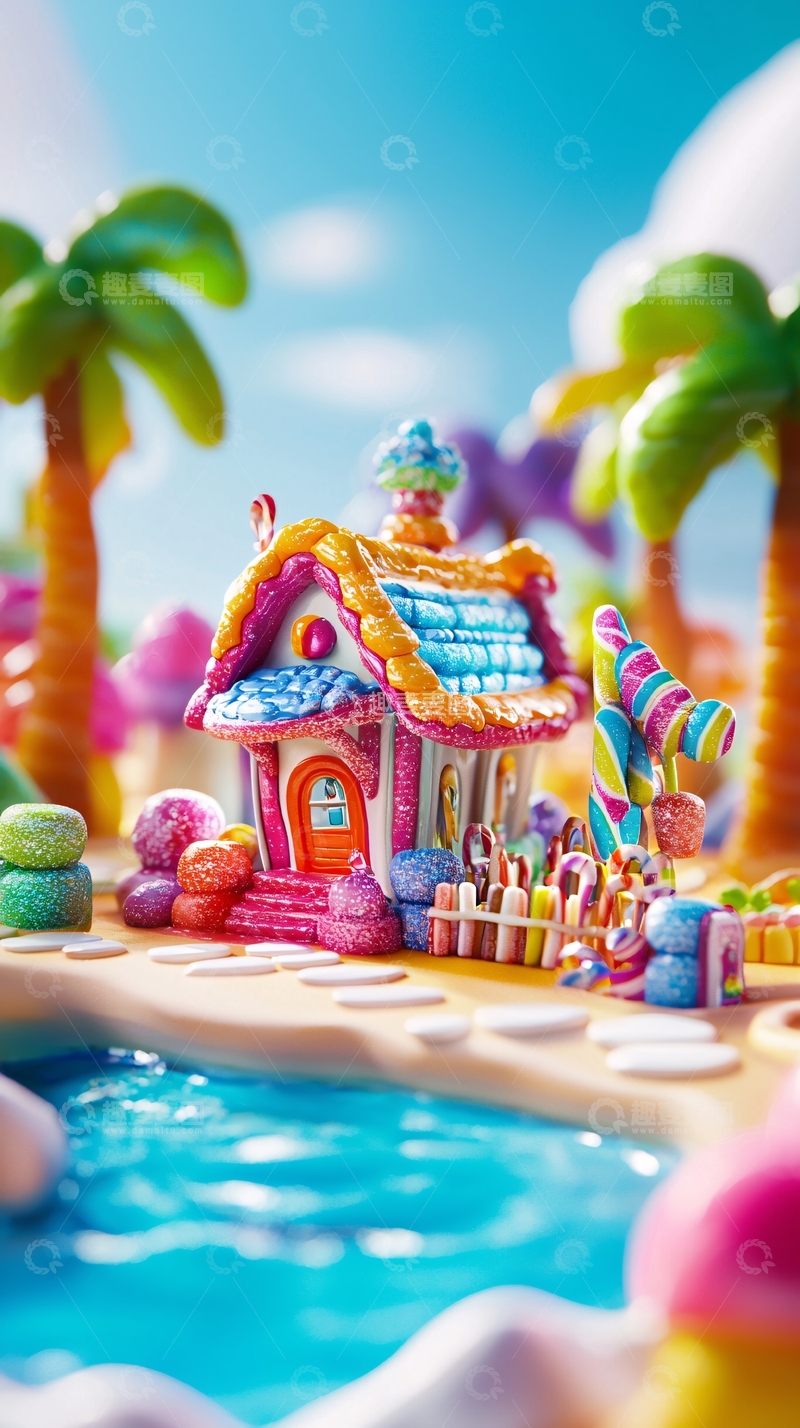 高清大图下载【趣麦麦图】糖果屋