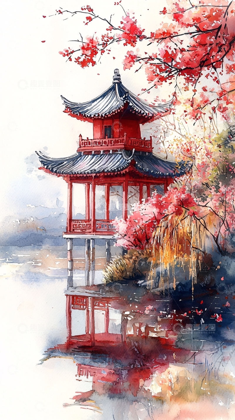 高清大图下载【趣麦麦图】水墨画