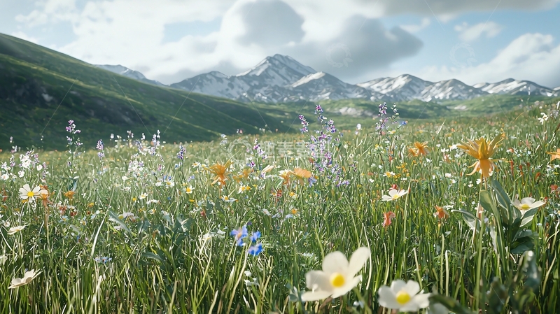高清大图下载【趣麦麦图】高山野花
