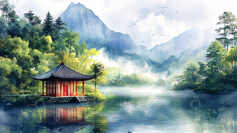 高清大图下载【趣麦麦图】水墨画