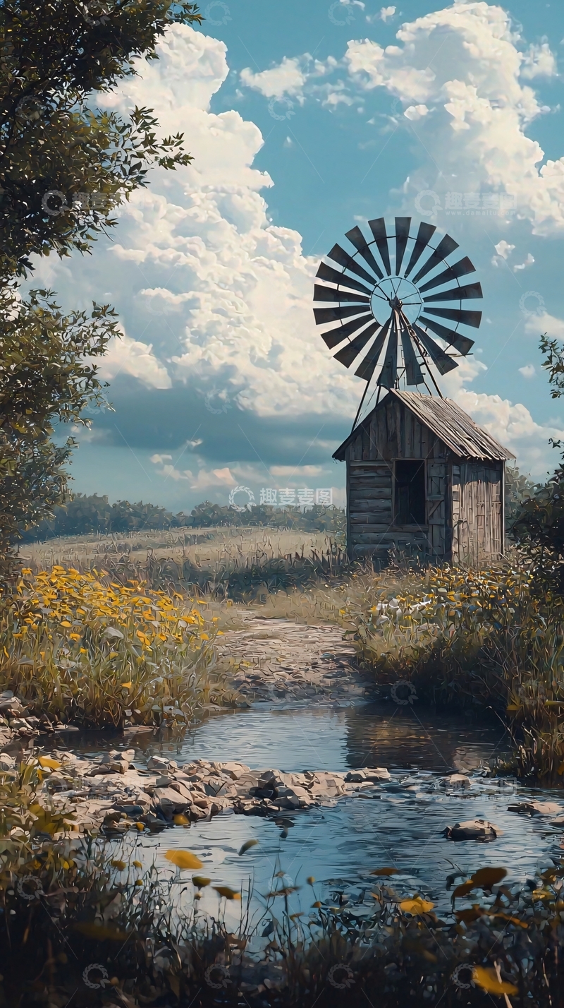 高清大图下载【趣麦麦图】田园风光212
