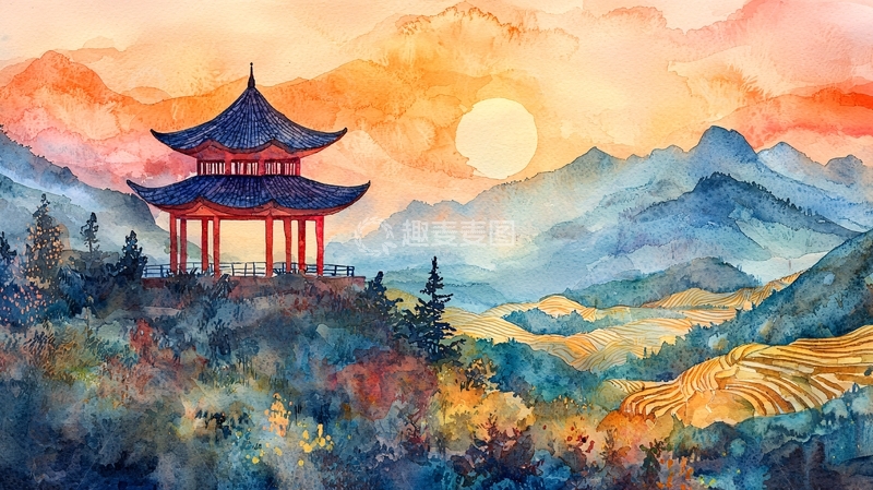 高清大图下载【趣麦麦图】水墨画