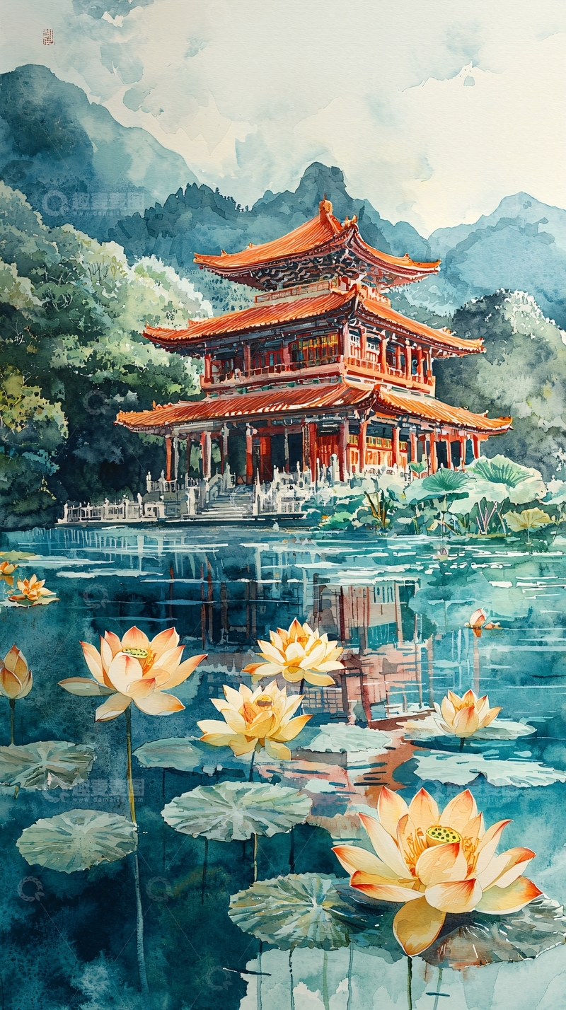 高清大图下载【趣麦麦图】水墨画