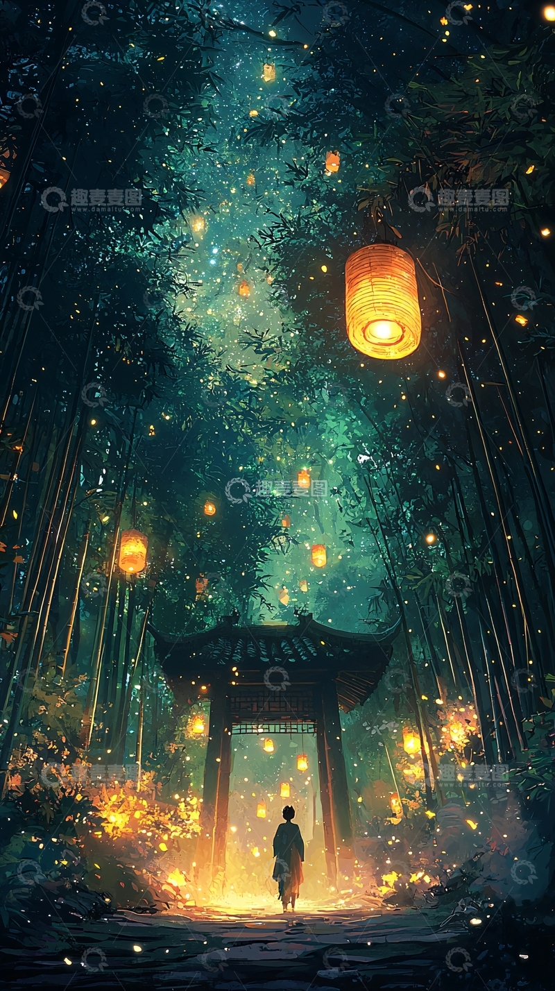 高清大图下载【趣麦麦图】梦幻森林
