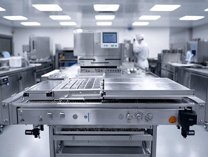 高清大图下载【趣麦麦图】无菌车间生产线