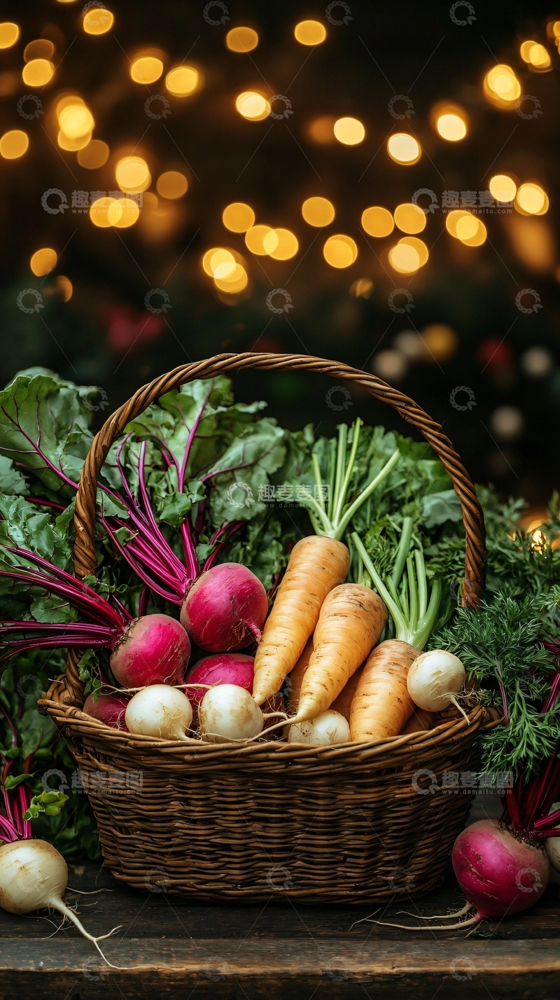 高清大图下载【趣麦麦图】蔬菜篮子