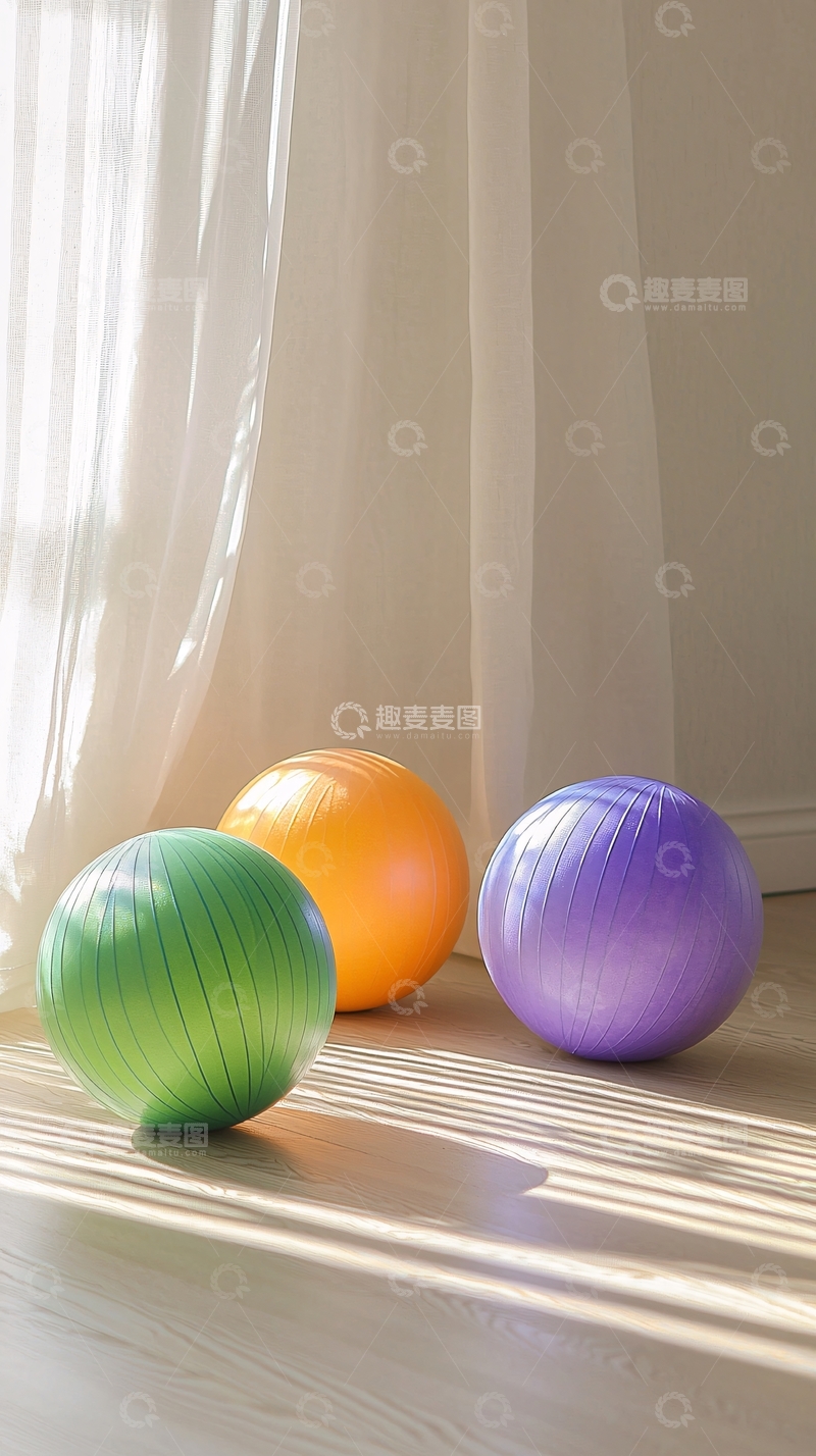 高清大图下载【趣麦麦图】瑜伽球