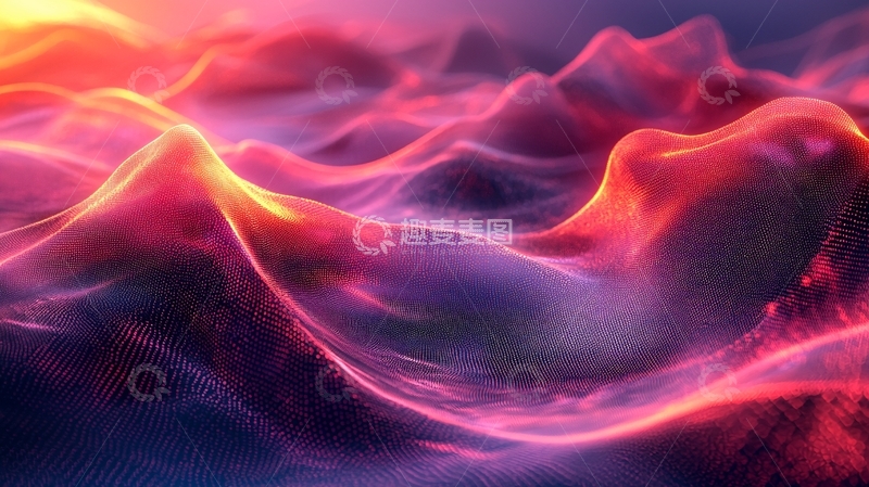 高清大图下载【趣麦麦图】抽象山脉