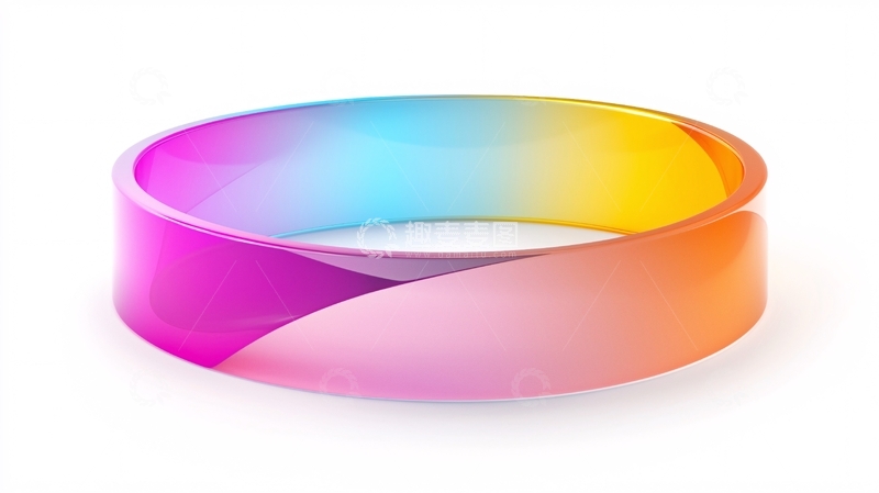 高清大图下载【趣麦麦图】渐变色手镯