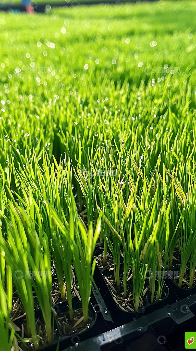 高清大图下载【趣麦麦图】水稻秧苗