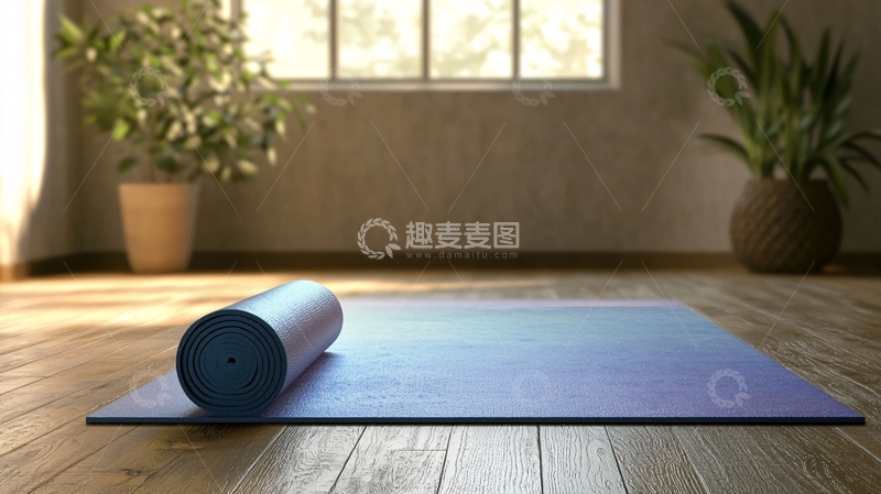 高清大图下载【趣麦麦图】瑜伽垫