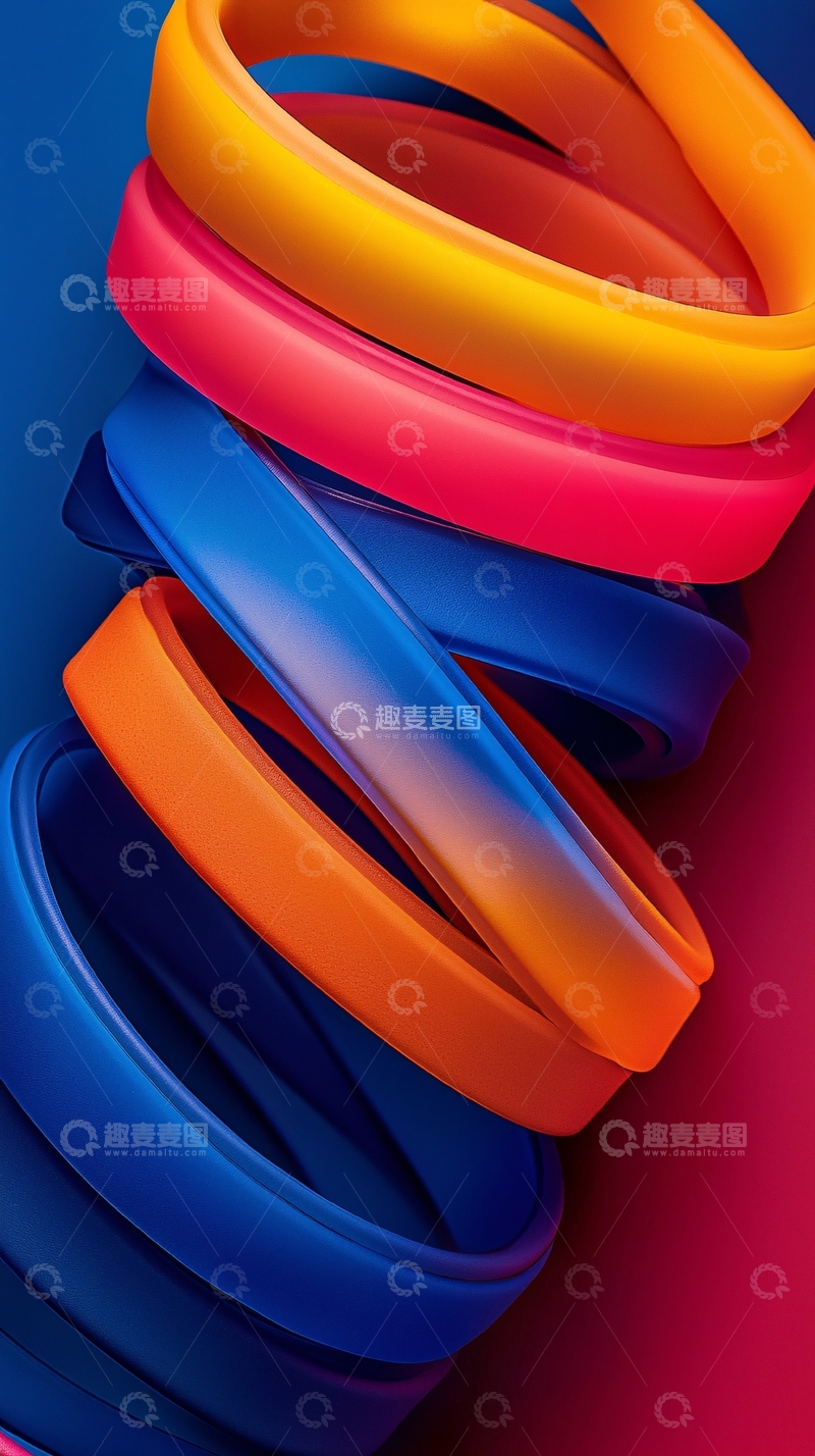 高清大图下载【趣麦麦图】渐变色护腕