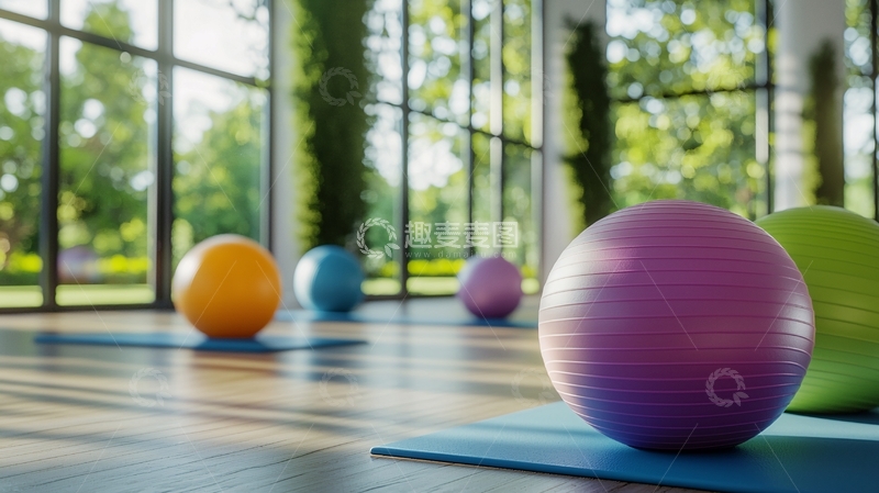 高清大图下载【趣麦麦图】瑜伽球