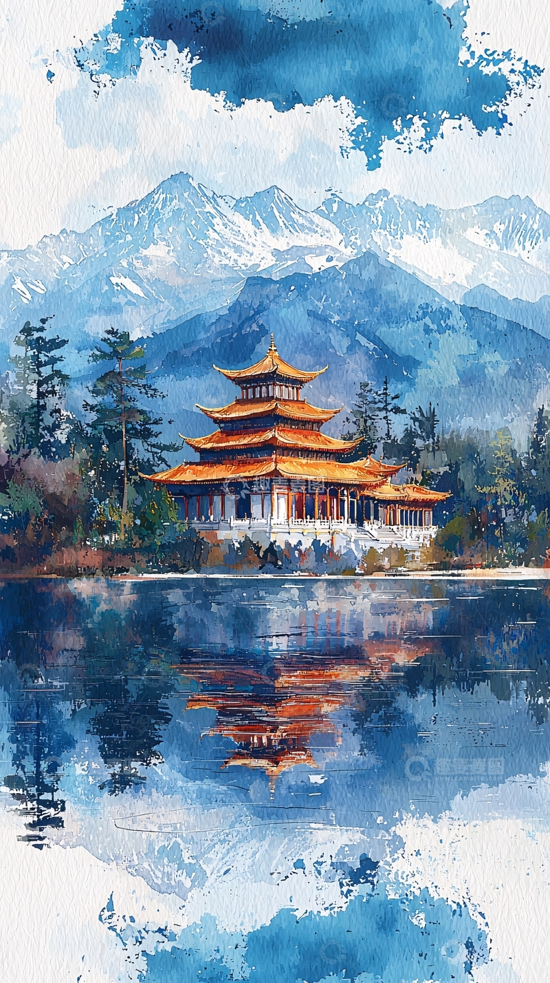 高清大图下载【趣麦麦图】水墨画