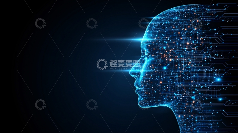 高清大图下载【趣麦麦图】数字人头像