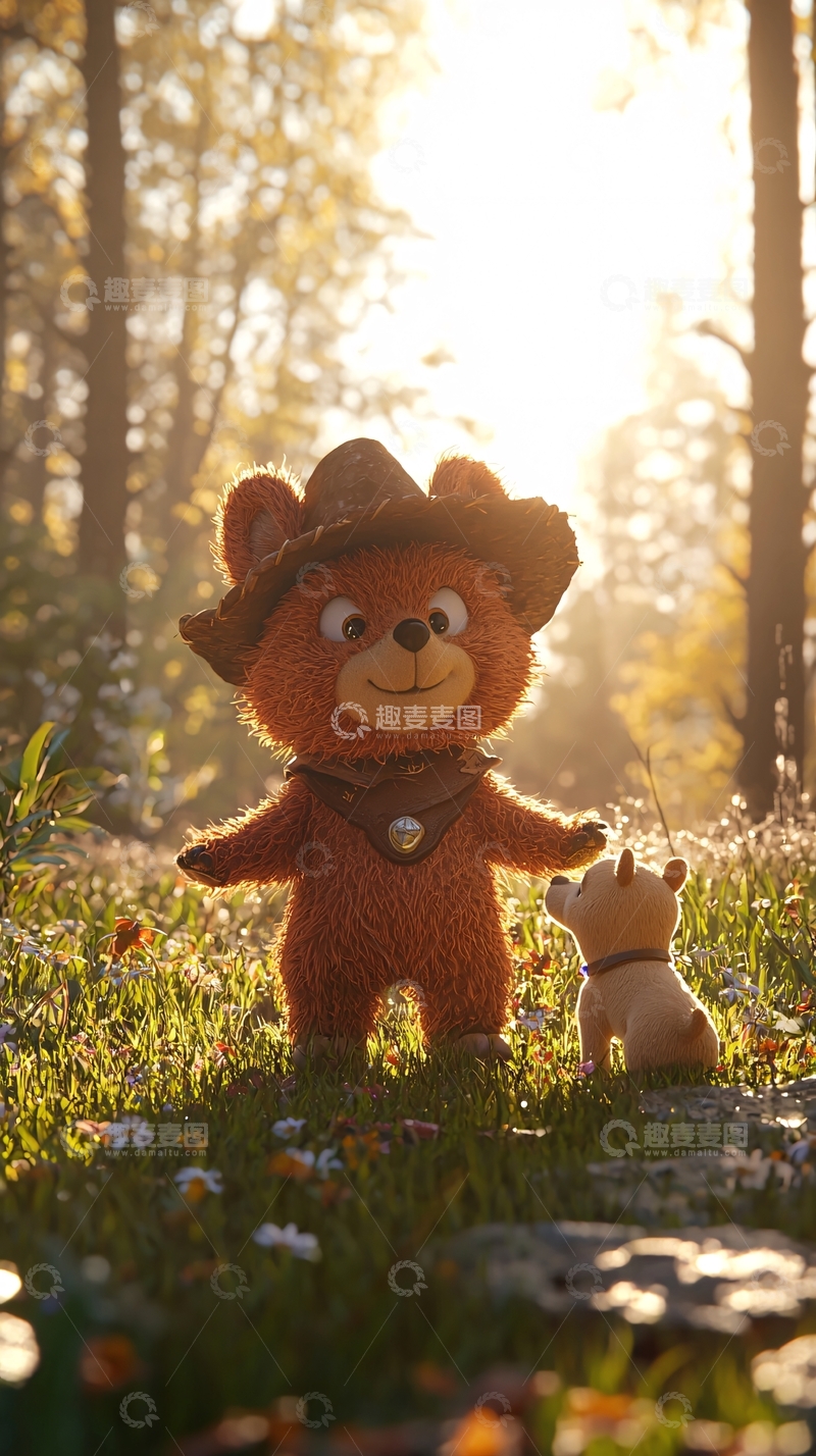 高清大图下载【趣麦麦图】阳光下