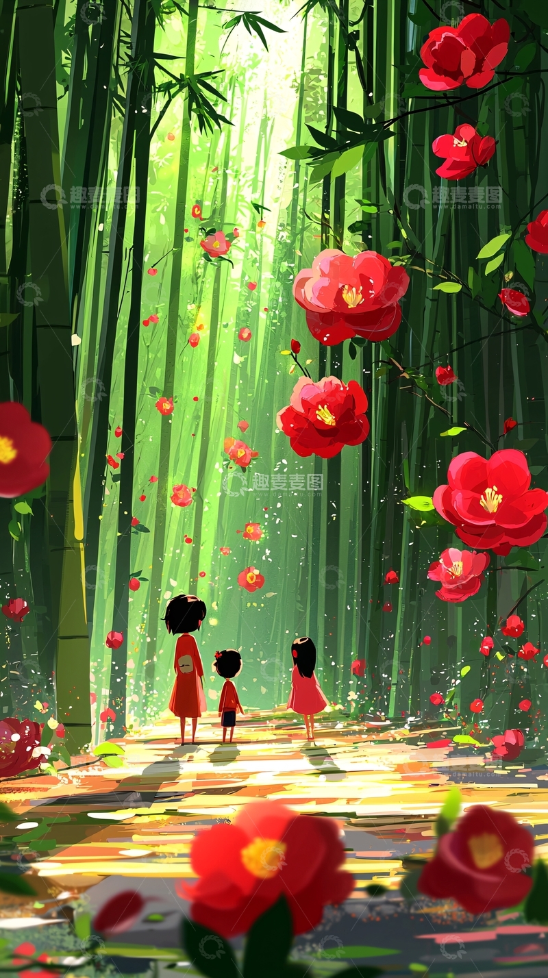 高清大图下载【趣麦麦图】竹林
